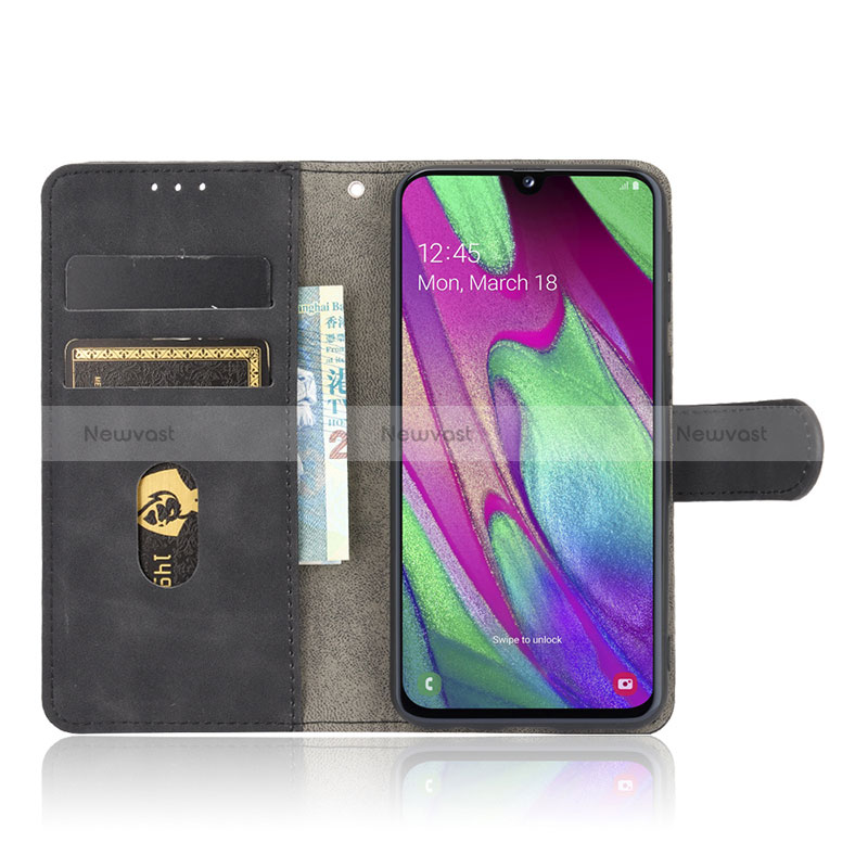 Leather Case Stands Flip Cover Holder L03Z for Samsung Galaxy A40