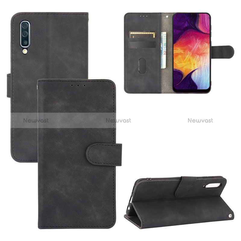 Leather Case Stands Flip Cover Holder L03Z for Samsung Galaxy A50