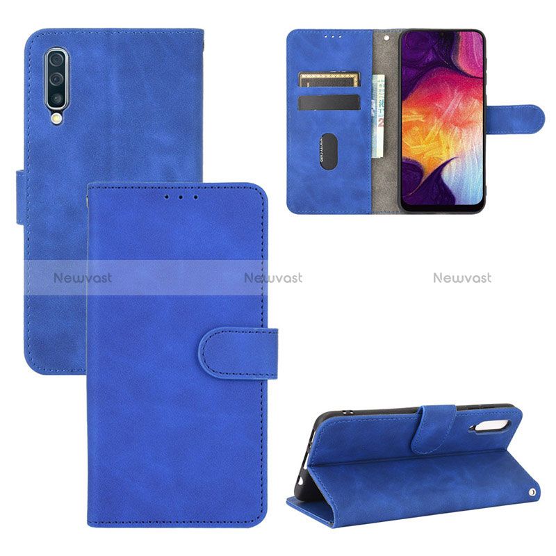 Leather Case Stands Flip Cover Holder L03Z for Samsung Galaxy A50