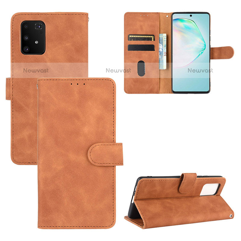 Leather Case Stands Flip Cover Holder L03Z for Samsung Galaxy A91