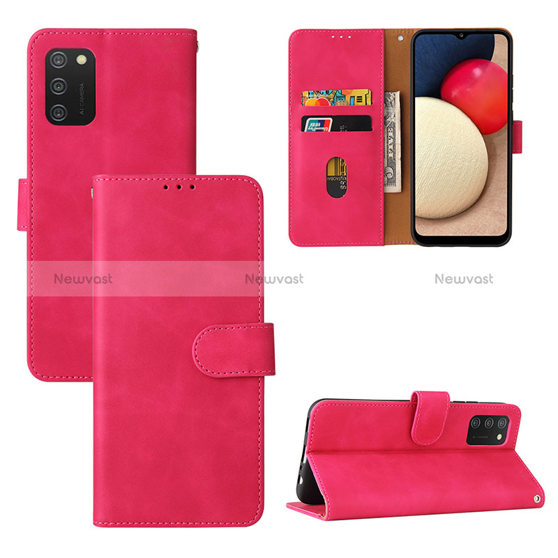 Leather Case Stands Flip Cover Holder L03Z for Samsung Galaxy F02S SM-E025F