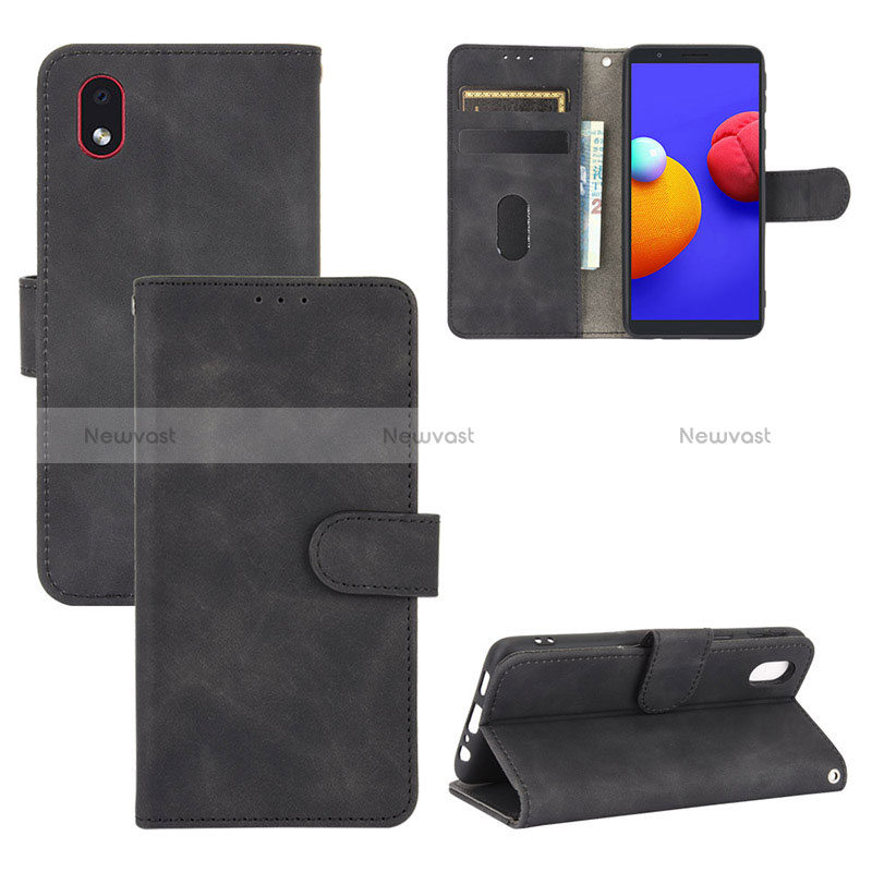 Leather Case Stands Flip Cover Holder L03Z for Samsung Galaxy M01 Core