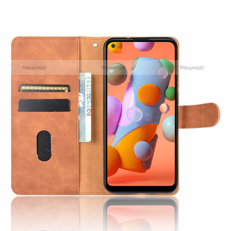 Leather Case Stands Flip Cover Holder L03Z for Samsung Galaxy M11