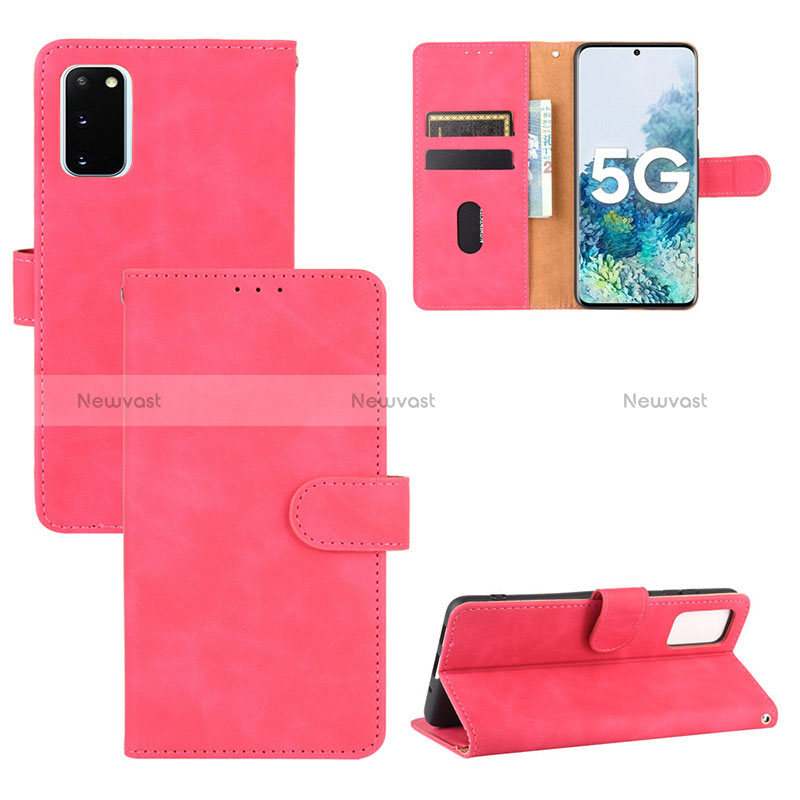 Leather Case Stands Flip Cover Holder L03Z for Samsung Galaxy S20 FE 4G