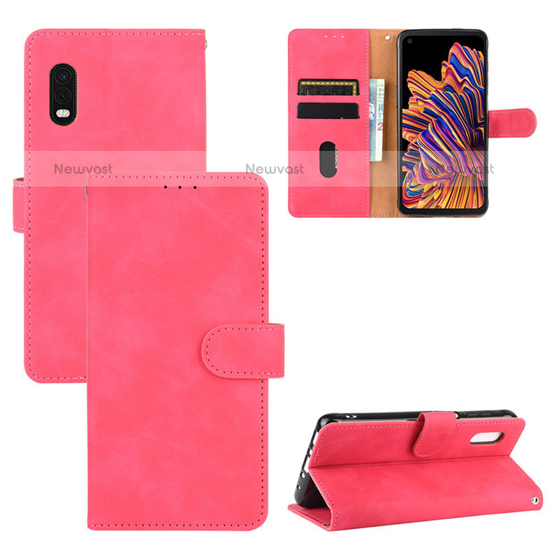 Leather Case Stands Flip Cover Holder L03Z for Samsung Galaxy XCover Pro