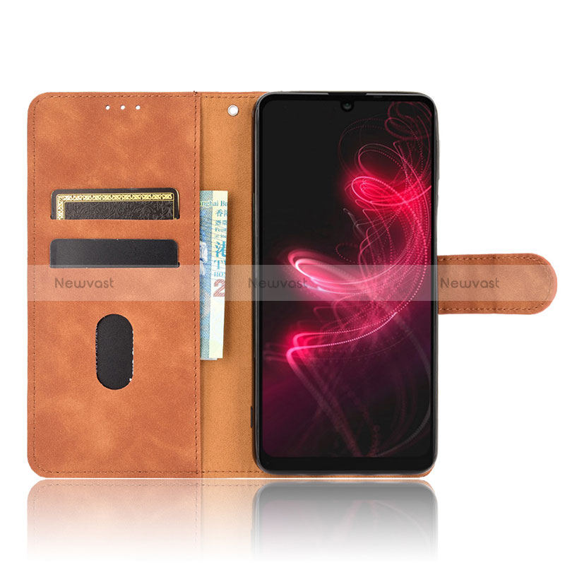 Leather Case Stands Flip Cover Holder L03Z for Sharp Aquos Zero5G basic