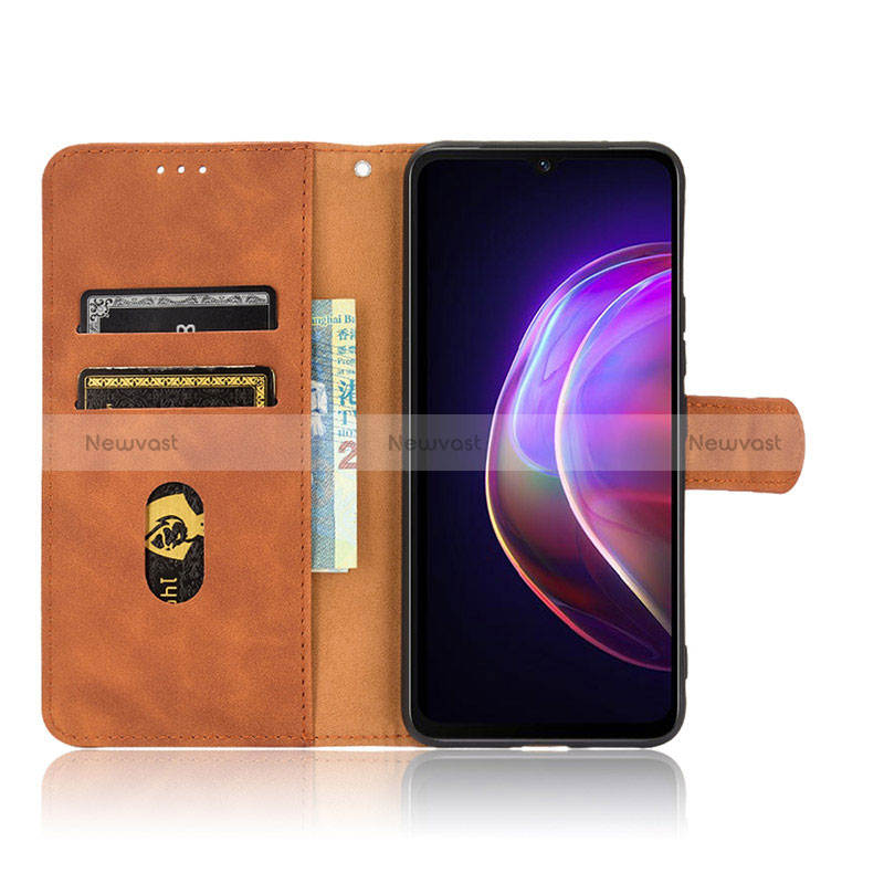 Leather Case Stands Flip Cover Holder L03Z for Vivo V21s 5G