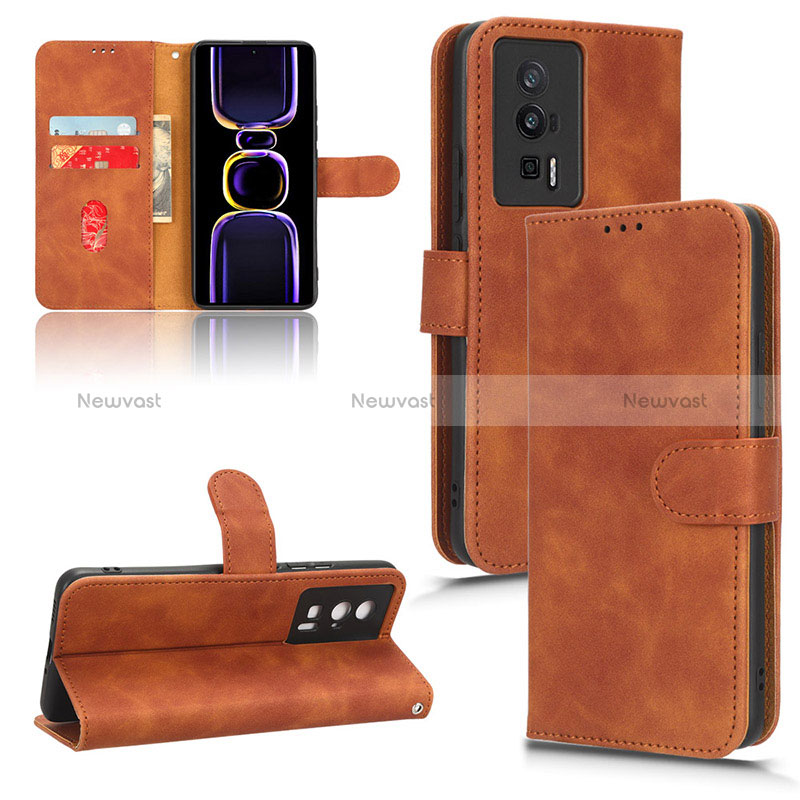 Leather Case Stands Flip Cover Holder L03Z for Xiaomi Poco F5 Pro 5G