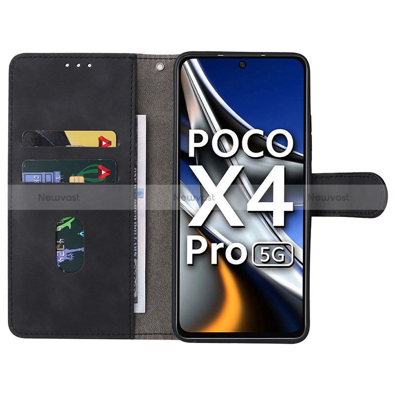 Leather Case Stands Flip Cover Holder L03Z for Xiaomi Poco X4 Pro 5G