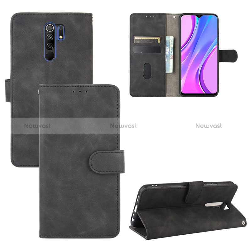 Leather Case Stands Flip Cover Holder L03Z for Xiaomi Redmi 9