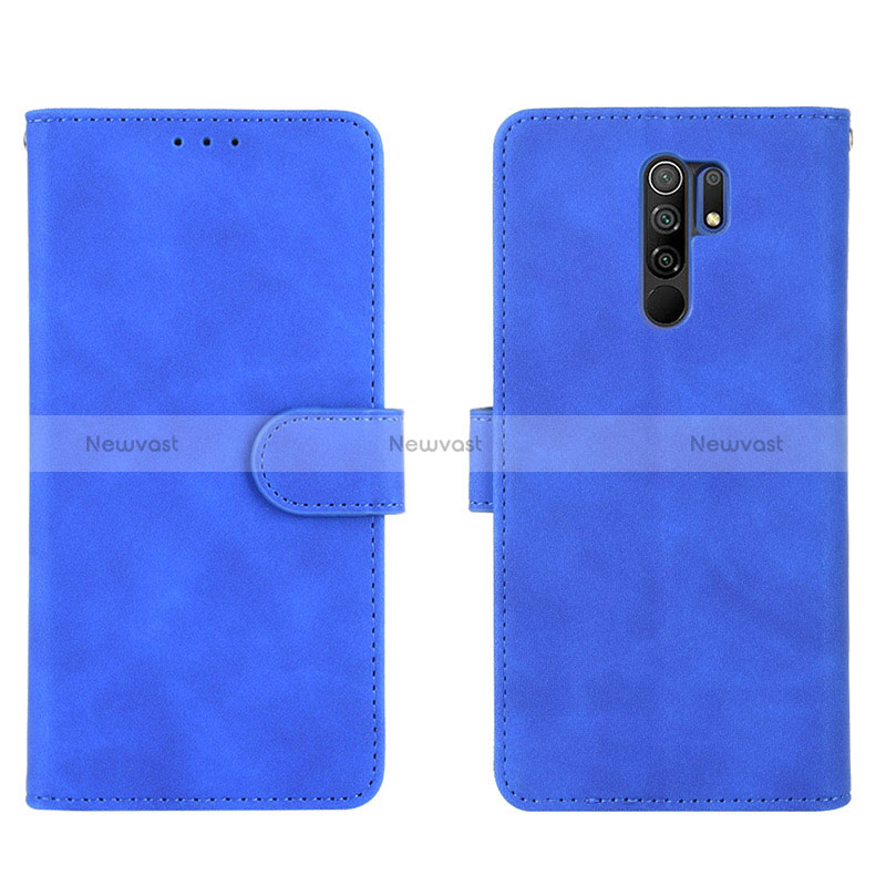 Leather Case Stands Flip Cover Holder L03Z for Xiaomi Redmi 9