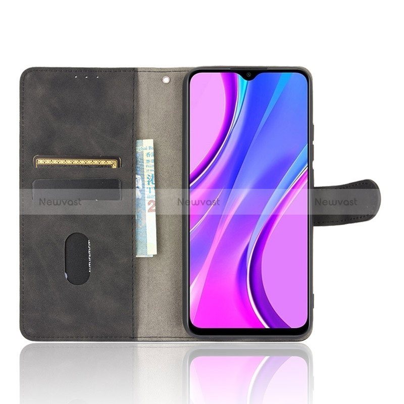 Leather Case Stands Flip Cover Holder L03Z for Xiaomi Redmi 9 India