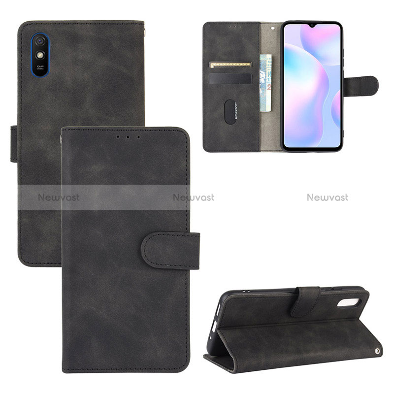 Leather Case Stands Flip Cover Holder L03Z for Xiaomi Redmi 9A