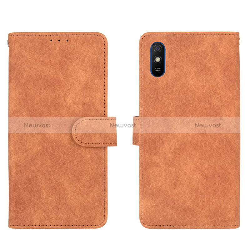 Leather Case Stands Flip Cover Holder L03Z for Xiaomi Redmi 9A