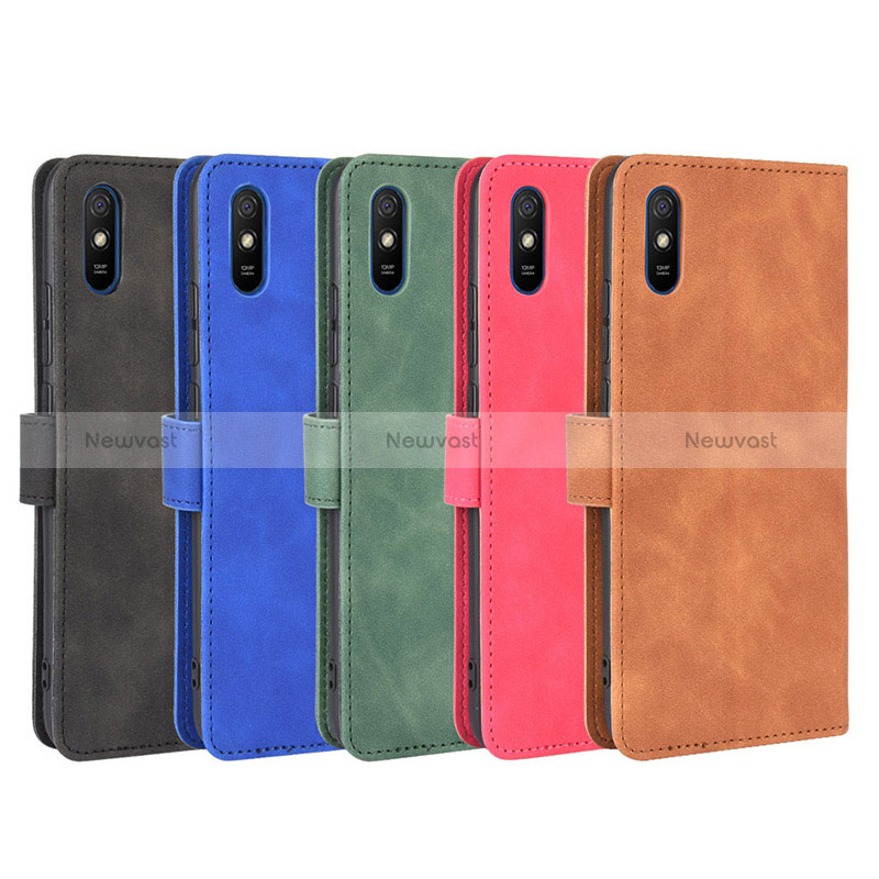 Leather Case Stands Flip Cover Holder L03Z for Xiaomi Redmi 9A