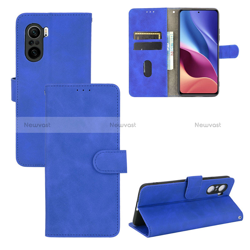 Leather Case Stands Flip Cover Holder L03Z for Xiaomi Redmi K40 5G