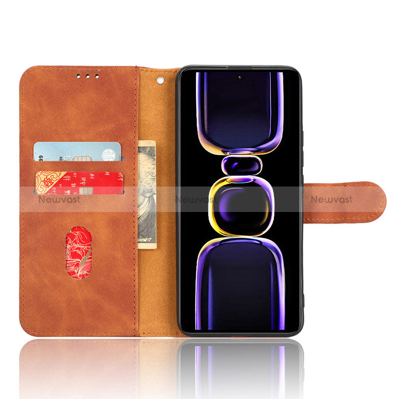 Leather Case Stands Flip Cover Holder L03Z for Xiaomi Redmi K60 5G