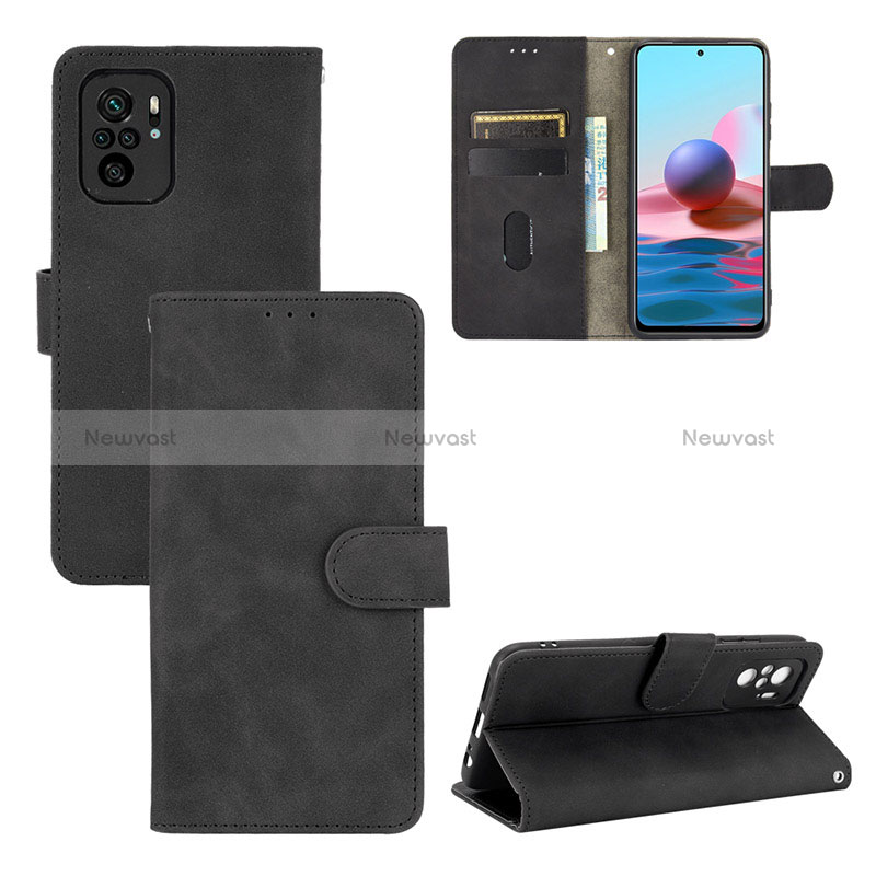 Leather Case Stands Flip Cover Holder L03Z for Xiaomi Redmi Note 10S 4G