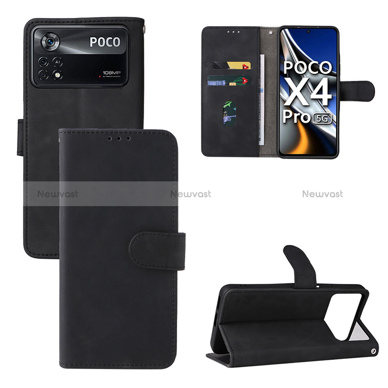 Leather Case Stands Flip Cover Holder L03Z for Xiaomi Redmi Note 11E Pro 5G