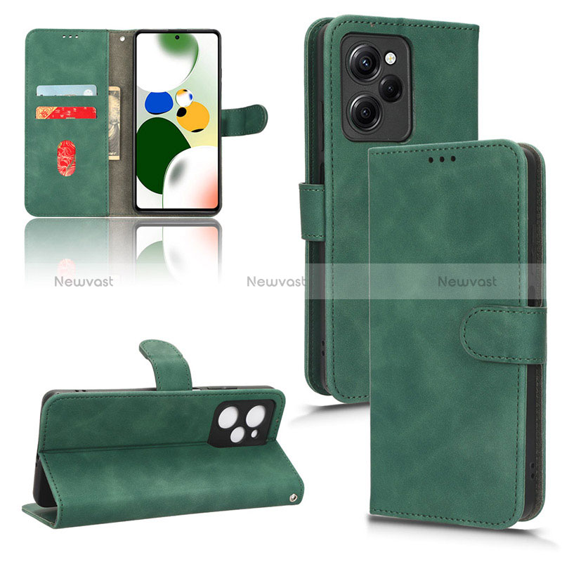 Leather Case Stands Flip Cover Holder L03Z for Xiaomi Redmi Note 12 Pro Speed 5G