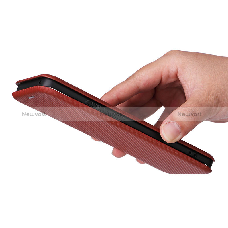 Leather Case Stands Flip Cover Holder L04Z for Motorola Moto Edge (2023) 5G