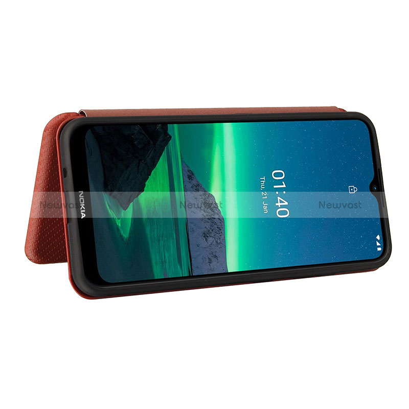Leather Case Stands Flip Cover Holder L04Z for Nokia 1.4