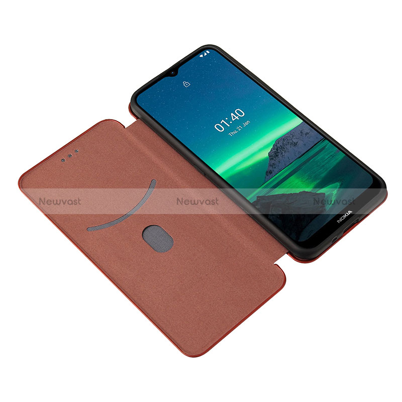 Leather Case Stands Flip Cover Holder L04Z for Nokia 1.4