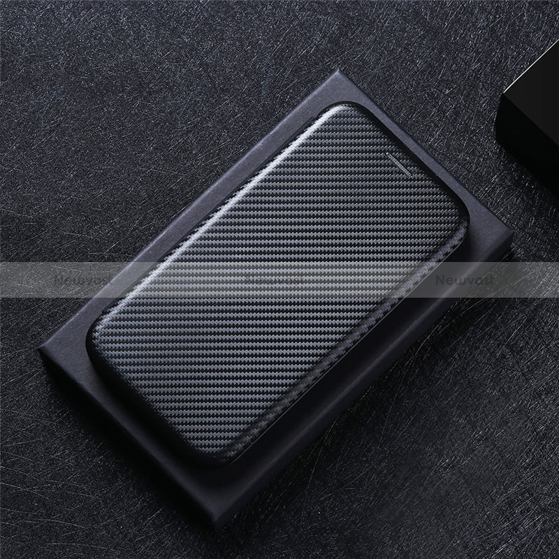 Leather Case Stands Flip Cover Holder L04Z for Nokia 1.4 Black