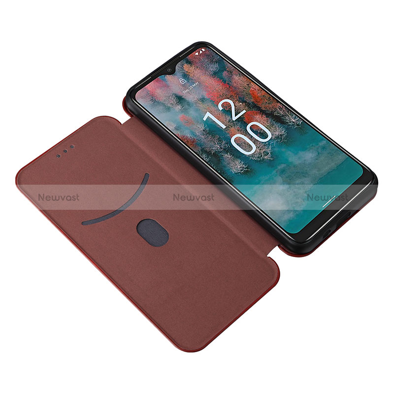 Leather Case Stands Flip Cover Holder L04Z for Nokia C12