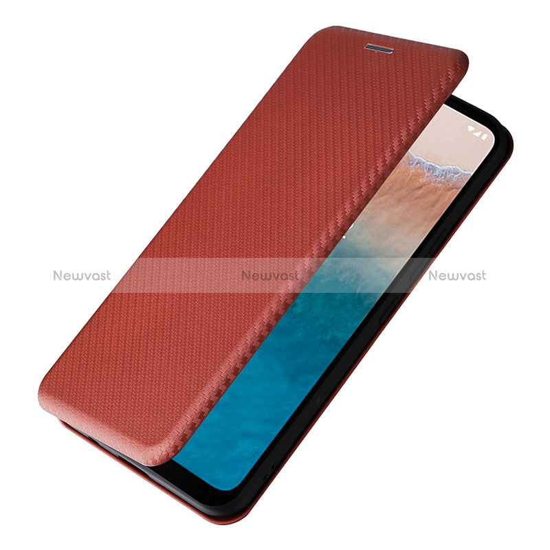 Leather Case Stands Flip Cover Holder L04Z for Nokia C21 Plus