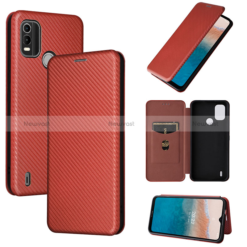 Leather Case Stands Flip Cover Holder L04Z for Nokia G11 Plus