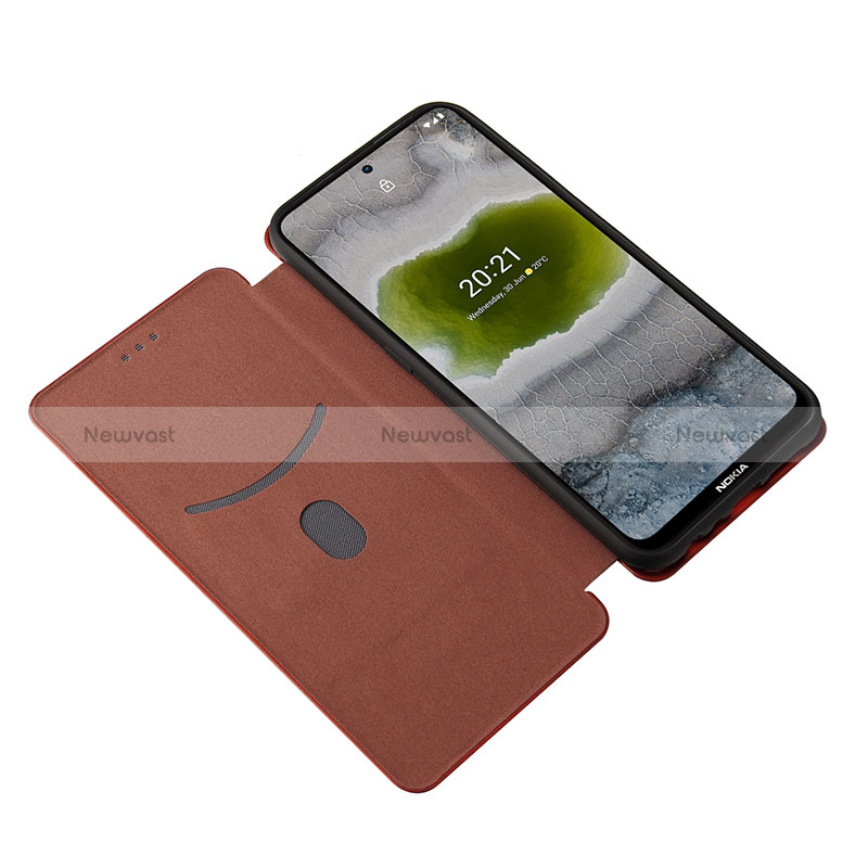 Leather Case Stands Flip Cover Holder L04Z for Nokia X10