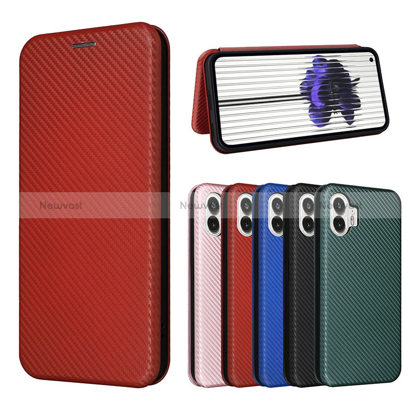 Leather Case Stands Flip Cover Holder L04Z for Nothing Phone 2