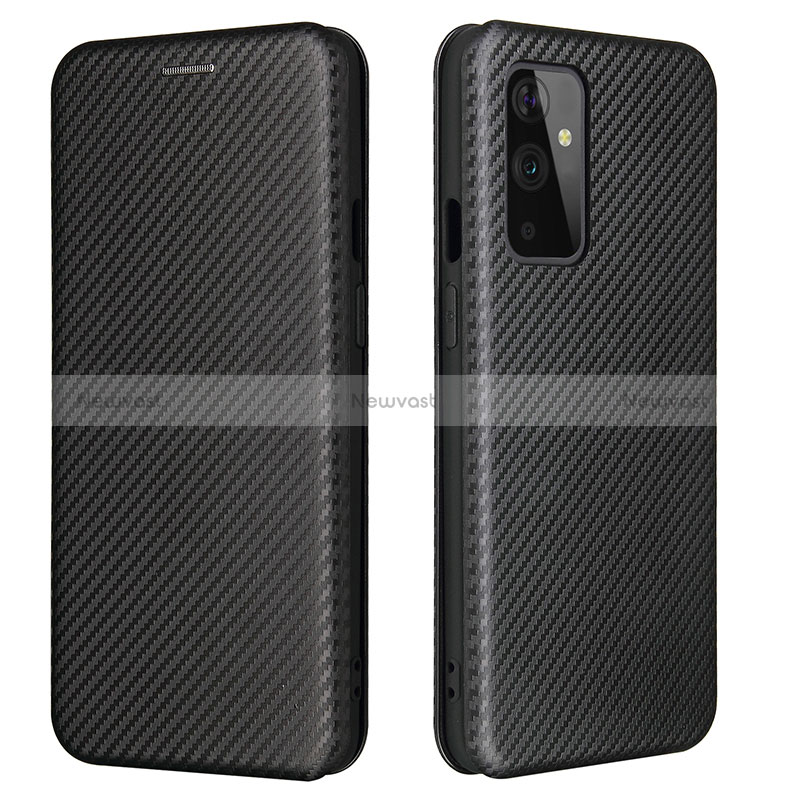 Leather Case Stands Flip Cover Holder L04Z for OnePlus 9 5G Black