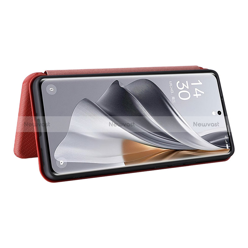 Leather Case Stands Flip Cover Holder L04Z for Oppo Reno10 Pro+ Plus 5G