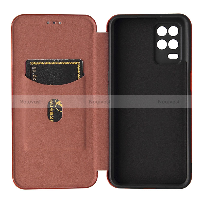 Leather Case Stands Flip Cover Holder L04Z for Realme 8 5G