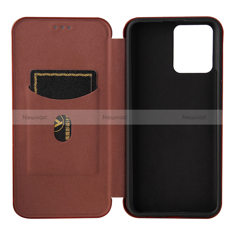 Leather Case Stands Flip Cover Holder L04Z for Realme 8 Pro