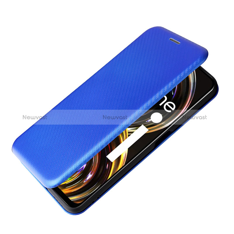 Leather Case Stands Flip Cover Holder L04Z for Realme 8i