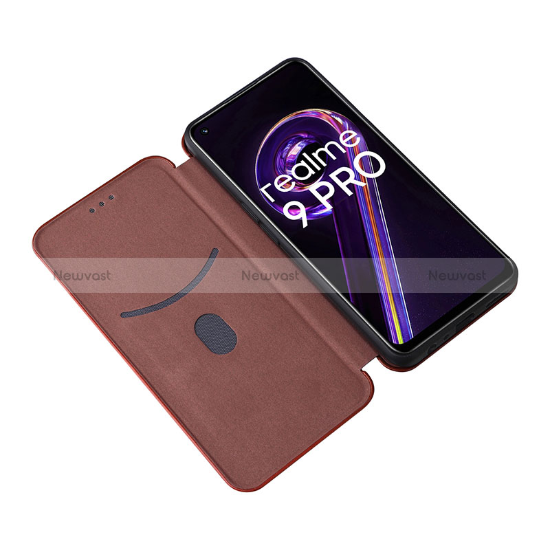 Leather Case Stands Flip Cover Holder L04Z for Realme 9 Pro 5G