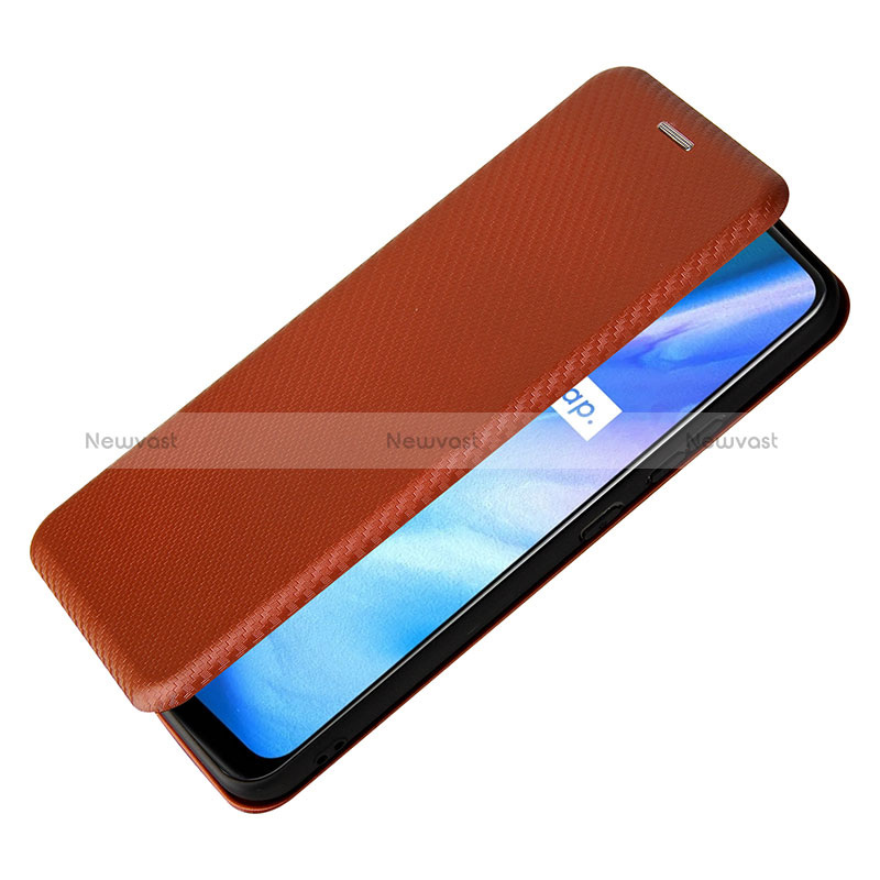 Leather Case Stands Flip Cover Holder L04Z for Realme C21