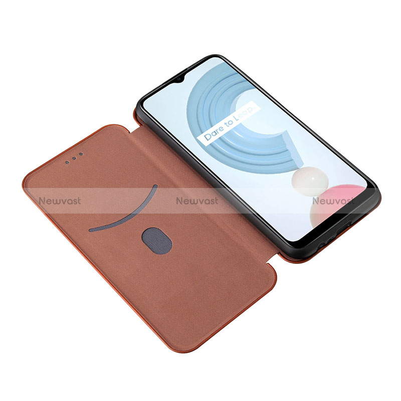 Leather Case Stands Flip Cover Holder L04Z for Realme C21Y