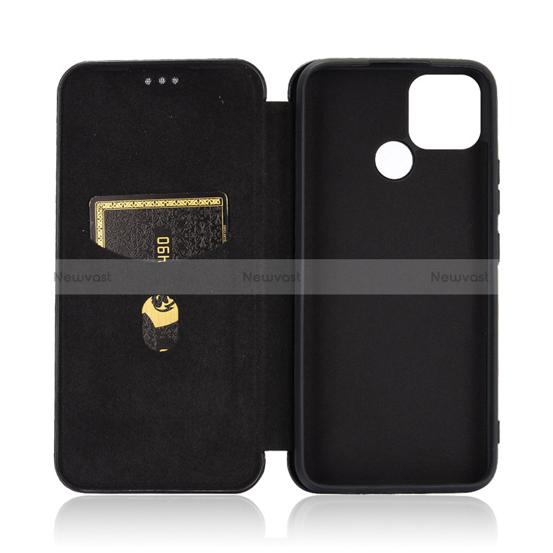 Leather Case Stands Flip Cover Holder L04Z for Realme C25