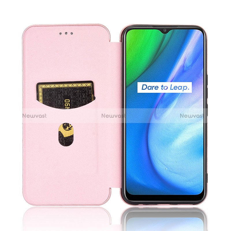 Leather Case Stands Flip Cover Holder L04Z for Realme Q2i 5G