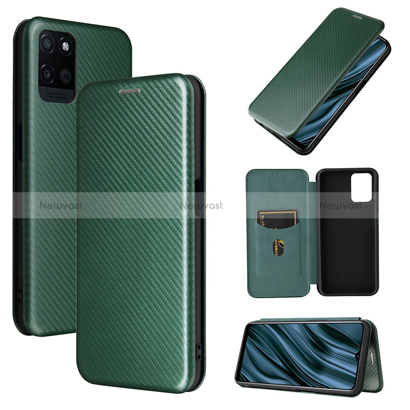 Leather Case Stands Flip Cover Holder L04Z for Realme V11s 5G