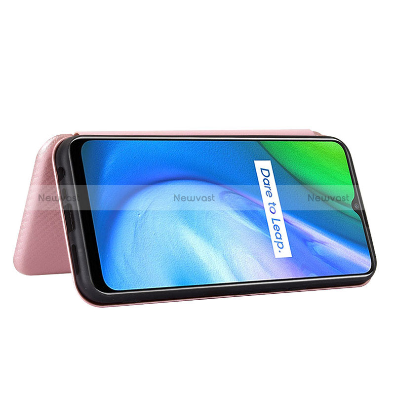 Leather Case Stands Flip Cover Holder L04Z for Realme V3 5G