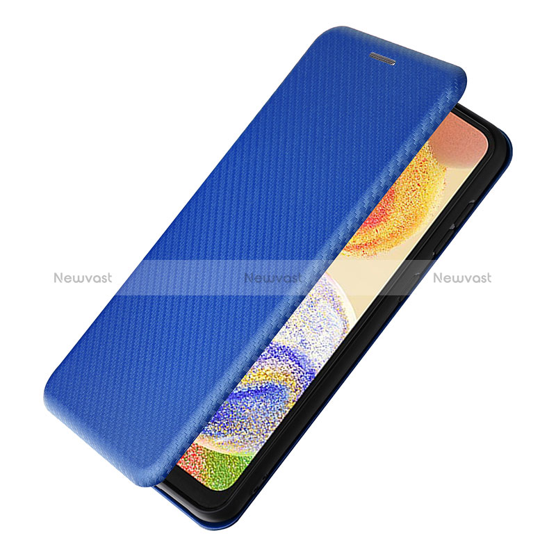 Leather Case Stands Flip Cover Holder L04Z for Samsung Galaxy A04 4G