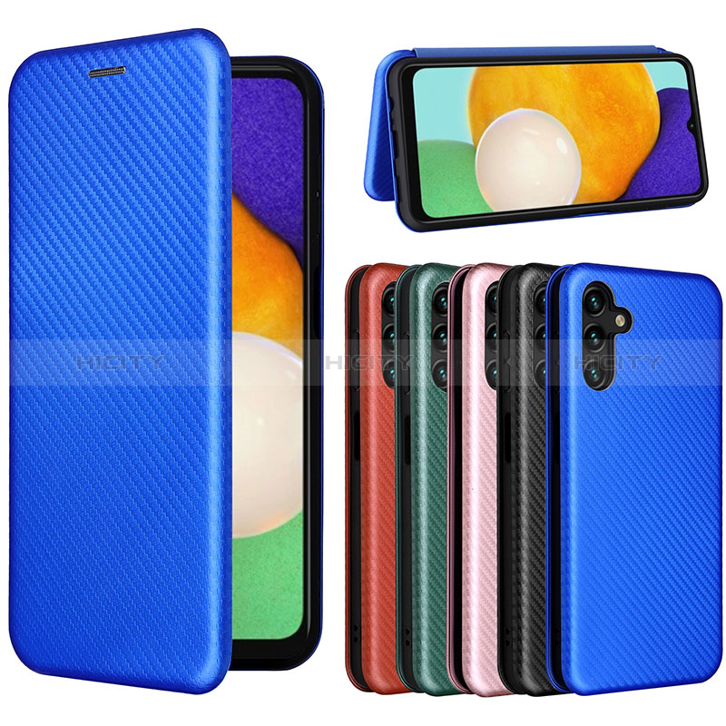 Leather Case Stands Flip Cover Holder L04Z for Samsung Galaxy A04s