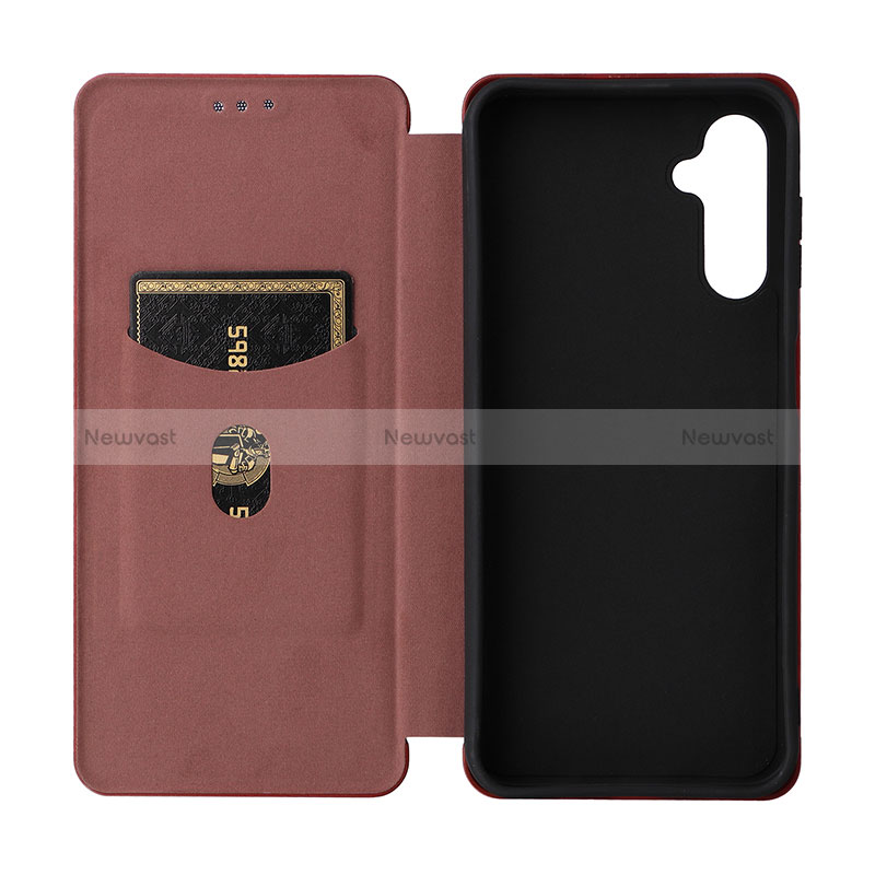 Leather Case Stands Flip Cover Holder L04Z for Samsung Galaxy A14 5G