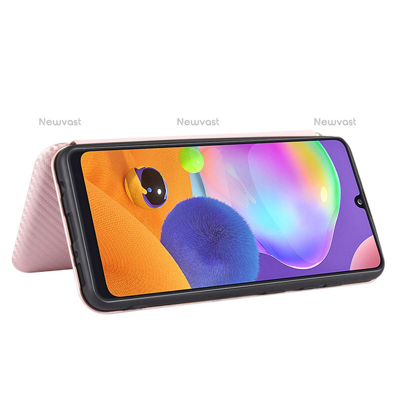 Leather Case Stands Flip Cover Holder L04Z for Samsung Galaxy A31