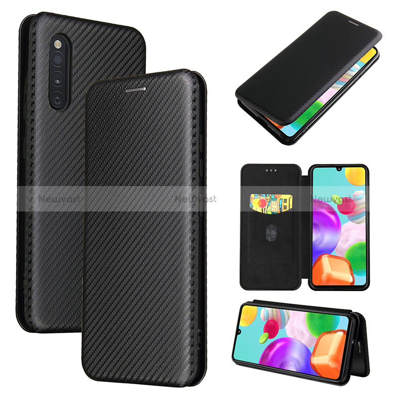 Leather Case Stands Flip Cover Holder L04Z for Samsung Galaxy A41 SC-41A